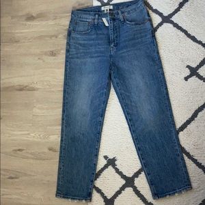 Madewell Cropped Straight Jeans Size 27